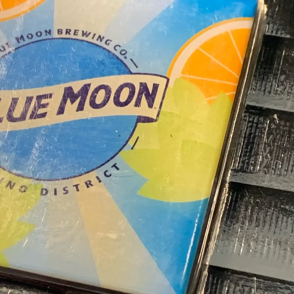 Blue Moon Brewing Company Beer Alcohol Fridge Magnet Denver RINO District NEW